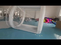 Διαφανής φουσκωτή τέντα θόλου 4m Dia, διαφανής, με αεροστεγή σήραγγα για κάμπινγκ