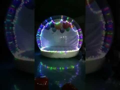 Φωτογραφικό περίπτερο φουσκωτής χιονόσφαιρας διαμέτρου 3 μέτρων με μηχανισμό εμφύσησης