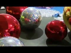 1.2m 1.8m φουσκωτό καθρέφτη μπαλόνι με έντυπο λογότυπο για διαφήμιση