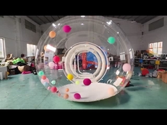 Υπαίθριο χτύπημα - επάνω κόμματος σαφής διογκώσιμη φυσαλίδων σκηνή θόλων σπιτιών μπαλονιών σπιτιών διαφανής