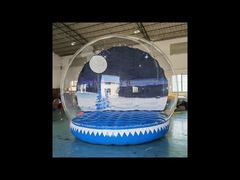 Προσαρμοσμένο σαφές διογκώσιμο γιγαντιαίο υπαίθριο χτύπημα σφαιρών χιονιού - επάνω σφαίρα χιονιού